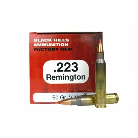 Black Hills .223 Remington 50 Gr. Hornady V-Max Polymer Tipped- Box of 50
