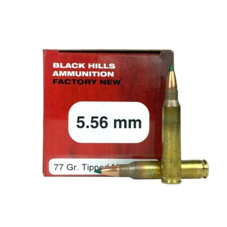 Black Hills 5.56x45mm NATO 77 Gr. Sierra Tipped MatchKing- Box of 50