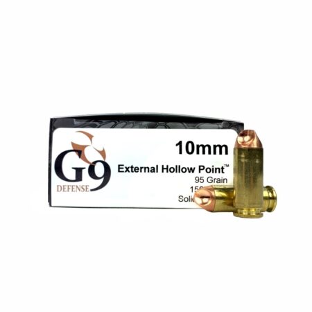 G9 Defense 10mm Auto 95 Gr. External Hollow Point- Lead Free- Box of 20