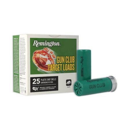 Remington Gun Club Target 12 Gauge 2-3/4" 1 oz #8 Shot- Box of 25