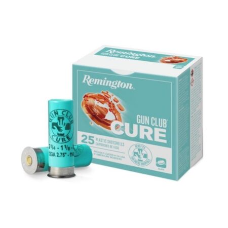 Remington Gun Club Cure 12 Gauge 2-3/4" 1-1/8 oz #8 Shot- Box of 25