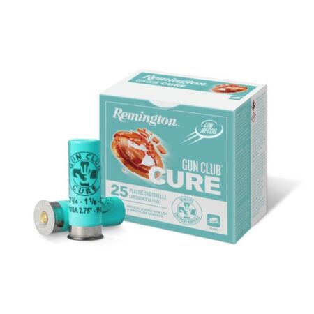 Remington Gun Club Cure 12 Gauge 2-3/4" 1-1/8 oz #8 Shot- Box of 25
