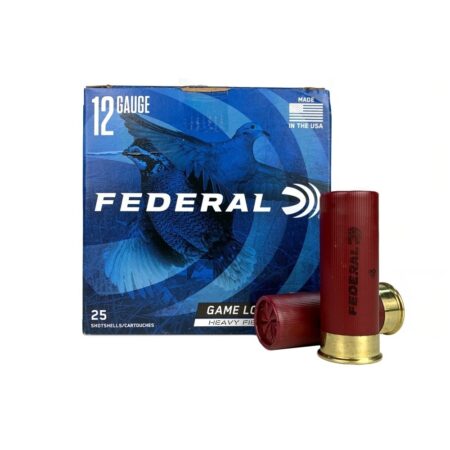 Federal Game Load Heavy Field 12 Gauge 2-3/4" 1-1/4 oz #4 Shot- Box of 25