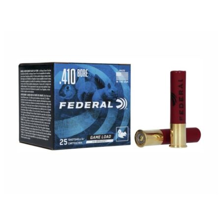 Federal Game Load Hi-Brass .410 Bore 2-1/2" 1/2 oz #6 Shot- Box of 25