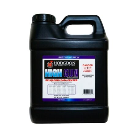 Hodgdon High Gun Smokeless Powder- 8 Lb. (HAZMAT Fee Required)