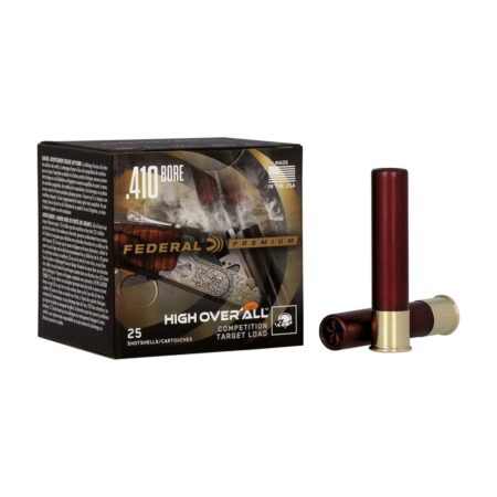 Federal Premium "High Over All"  .410 Bore 2-1/2" 1/2 oz #8 Shot Competition Target- Box of 25