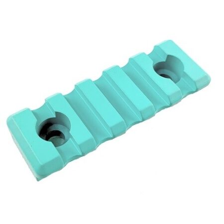 Timber Creek M-LOK Picatinny Rail Section 5-Slot- Robin's Egg Blue