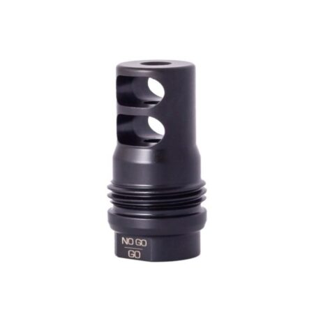 Rugged Suppressors 2 Port Muzzle Brake 1/2"x28 Dual Taper Lock- Steel Black