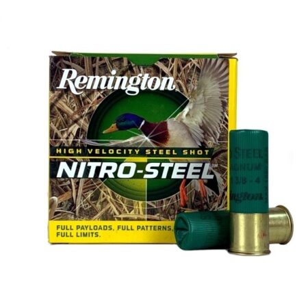 Remington Nitro Steel 12 Gauge 3" 1-1/4 oz #3 Non-Toxic Steel Shot- Box of 25