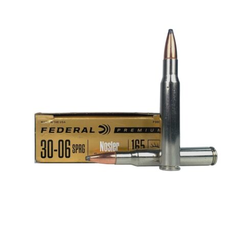 Federal Premium .30-06 Springfield 165 Gr. Nosler Partition- Box of 20