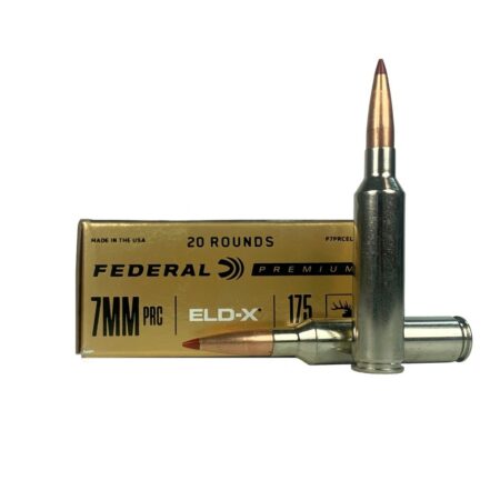 Federal Premium 7mm PRC 175 Gr. Hornady ELD-X Polymer Tip- Box of 20