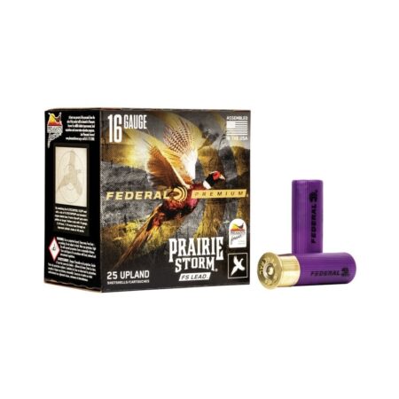 Federal Premium Prairie Storm FS Lead 16 Gauge 2-3/4" 1-1/8 oz #5 Copper-Plated Shot- Box of 25