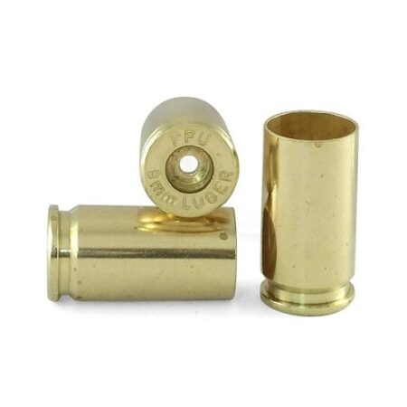Prvi Partizan 9mm Luger Unprimed Brass- Bag of 50