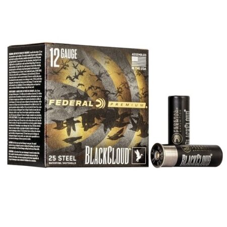 Federal Premium Black Cloud 12 Gauge 3" 1-1/4 oz #2 Non-Toxic Steel Shot- Box of 25