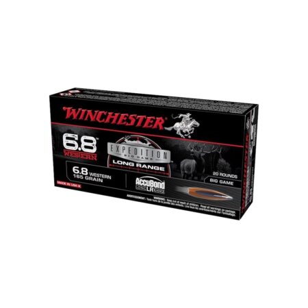 Winchester Expedition Big Game 6.8 Western 165 Gr. Nosler AccuBond Long Range- Box of 20