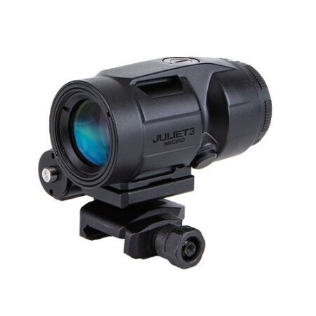 SIG SAUER JULIET3-Mirco 3x22mm Magnifier, Push Button Flip-to-Side w/ Spacers- Black
