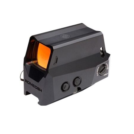 SIG SAUER ROMEO8H 1x38mm 2 MOA/65 MOA Closed Reflex Sight, Red Ballistic Circle Dot- Aluminum Black