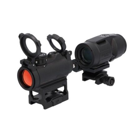 SIG SAUER COMBO KIT, ROMEO-MSR 1x20mm Compact Red Dot Sight & JULIET3-Micro 3x22mm Magnifier- Black
