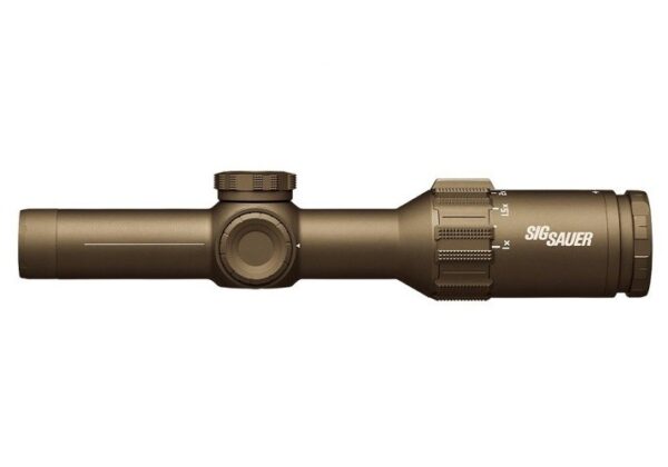 SIG SAUER TANGO6T 1-6x24mm Tactical Rifle Scope 30mm Main Tube Illuminated DWLR6 Reticle- FDE