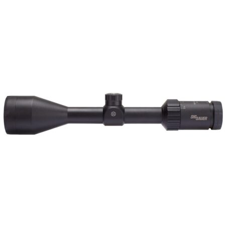 SIG SAUER WHISKEY3 3-9x50mm Hunting Rifle Scope 1" Main Tube, 0.25 MOA, QuadPlex Reticle- Black