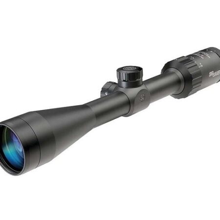 SIG SAUER WHISKEY3 3-9x40mm Hunting Rifle Scope 1" Main Tube, 0.25 MOA, HellFire Reticle- Black