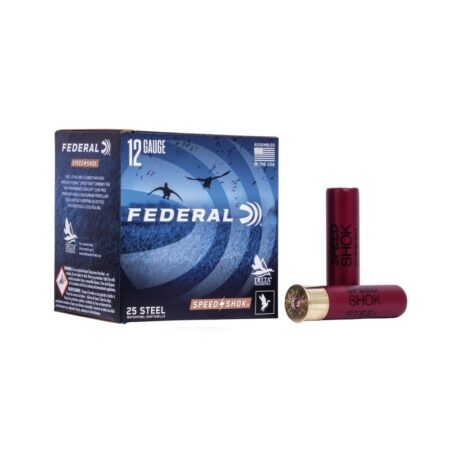 Federal Speed-Shok 12 Gauge 3-1/2" 1-3/8 oz. BB Non-Toxic Steel Shot- Box of 25