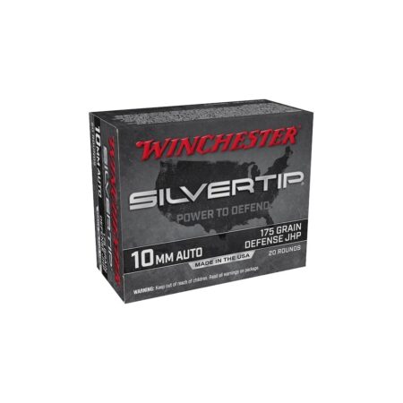 Winchester Silvertip 10mm AUTO 175 Gr. Defensive Jacketed Hollow Point- Box of 20