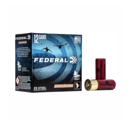 Federal Speed-Shok 12 Gauge 2-3/4" 1-1/8 oz #3 Non-Toxic Steel Shot- Box of 25