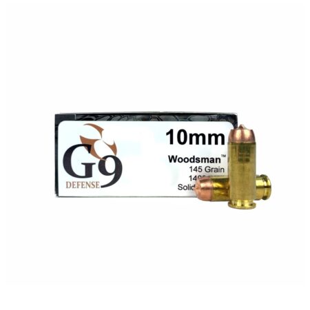 G9 Defense 10mm Auto 145 Gr. Woodsman Solid Copper- Lead Free- Box of 20