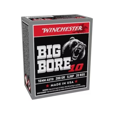 Winchester Big Bore 10mm Auto 200 Gr. Semi-Jacketed Hollow Point- Box of 20
