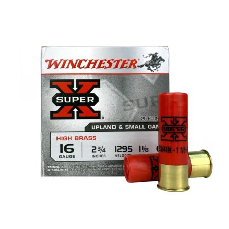 Winchester Super-X High Brass 16 Gauge 2-3/4" 1-1/8 oz #6 Shot- Box of 25