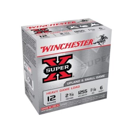 Winchester Super-X Heavy Game 12 Gauge 2-3/4" 1-1/8 oz #6 Shot- Box of 25