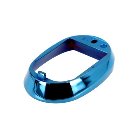 an image of the product Sig Sauer P320 AXG Magazine Funnel with Screw- High Polish Blue - 8901404