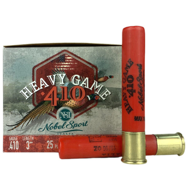 NobleSport Heavy Game .410 Bore  3" 11/16 oz #7-1/2 Lead Shot- Box of 25