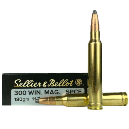 Sellier and Bellot .300 Winchester Magnum 180 Gr. SPCE- Box of 20
