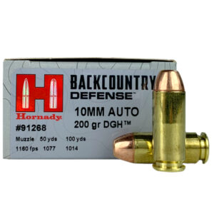 Hornady Backcountry Defense 10mm Auto 200 Gr. DGH Protected Jacketed Hollow Point- Box of 20