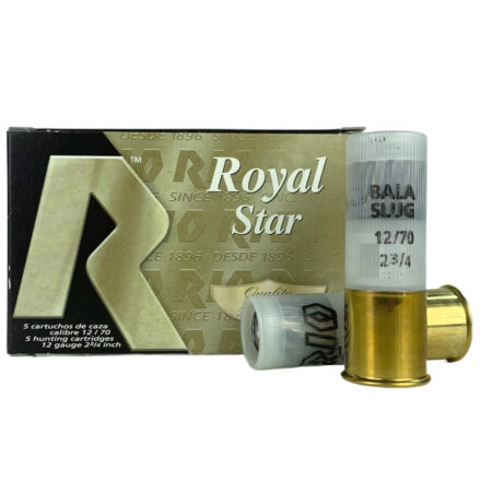 Rio Royal Star 12 Gauge 2-3/4" 1-1/8 oz Rifled Slug- Box of 5