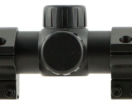 Konus 7350 KonusFire  Matte Black 4x32mm 1" Tube 30/30 Reticle Includes Mounting Rings