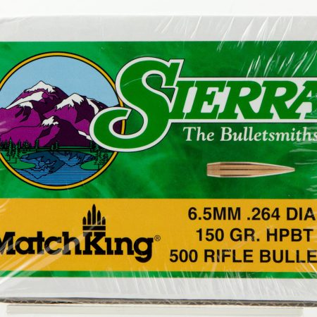 Sierra 1755C MatchKing  6.5Creedmoor 150gr Hollow Point Boat Tail 500/Box