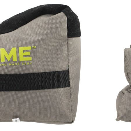 SME SMEGRF Front & Rear Gun Rest  Inert Poly Bead Filled Shooting Bags, Suede Leather Topper, Non-Slip Bottom, 600D Polyester
