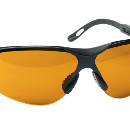 Walker's GWPXSGLAMB Sport Glasses Elite Adult Amber Lens Polycarbonate Black Frame