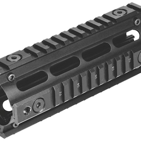 NcStar MAR4S Quad Rail Carbine Length AR-15 Black Hardcoat Anodized Aluminum 6.70"