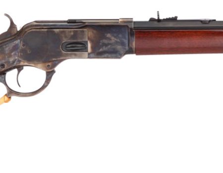 Taylors & Company 550172COM 1873 Comanchero 45 Colt (LC) Caliber with 10+1 Capacity, 20" Blued Barrel, Color Case Hardened Metal Finish & Walnut Straight Stock Right Hand (Full Size)