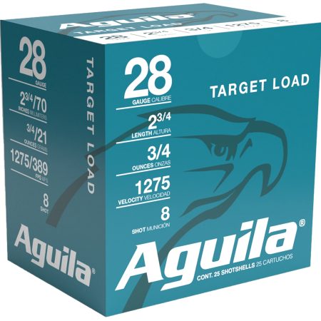 Aguila 1CHB2879 Target Load Competition 28Gauge 2.75" 3/4oz 9Shot 25 Per Box/20 Case