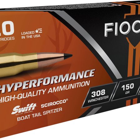 Fiocchi 308SCA Hyperformance  308Win 150gr Swift Scirocco II Bonded 20 Per Box/10 Case