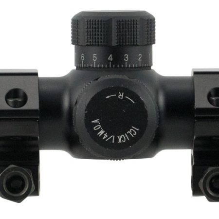BSA TW4X30 Tactical Weapon  Black Matte 4x 30mm 1" Tube Mil-Dot Reticle Features AR & SKS Mounts & Rings