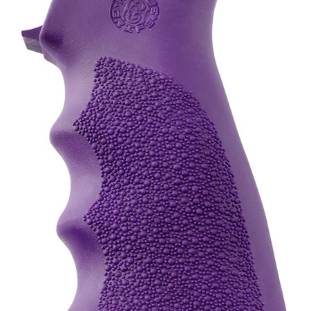 Hogue 15006 OverMolded Grip Cobblestone Purple Rubber with Finger Grooves for AR-15, M16