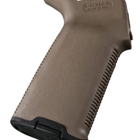 Magpul MAG416-FDE MOE+ Grip Textured Flat Dark Earth Polymer with OverMolded Rubber for AR-15, AR-10, M4, M16, M110, SR25