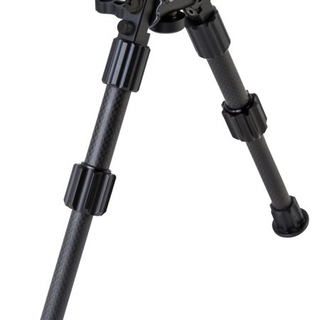 Caldwell 1081952 Accumax Premium Pic Rail Bipod 6-9" Black Carbon Fiber