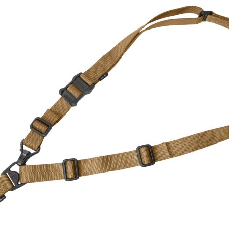 Magpul MAG514COY MS3 Gen2 Sling Coyote Tan Nylon 48"-60" OAL Adjustable One-Two Point Rifle